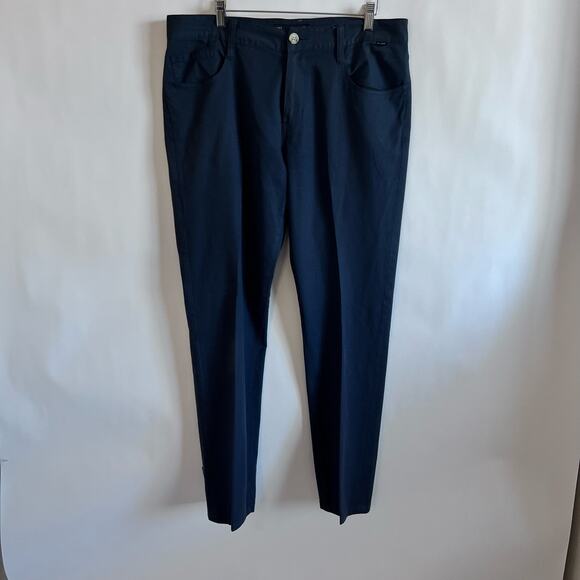 TravisMathew Men's Open to Close Golf Casual Pant Blue 5 Pocket Stretch Size 34 - Picture 2 of 14